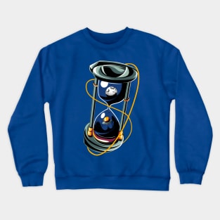 hourglass timer universe Crewneck Sweatshirt